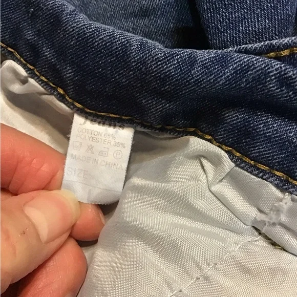 Denim Blue Women's Shorts size large - Picture 5 of 6